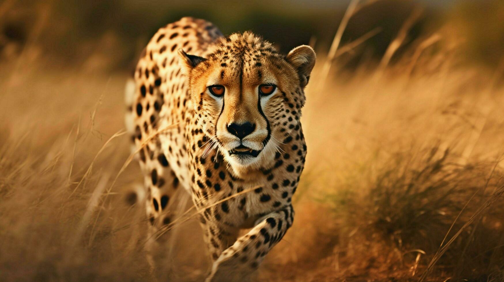 guepardo perseguição às campo foto