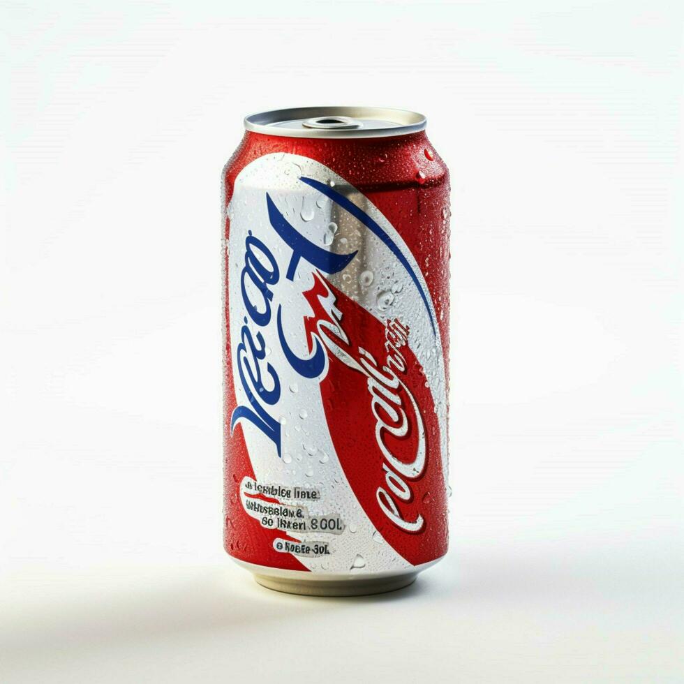 rc Cola com branco fundo Alto qualidade ultra hd foto