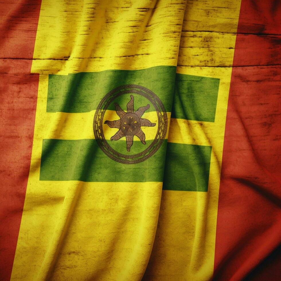 bandeira do benin Daomé Alto qualidade 4k foto