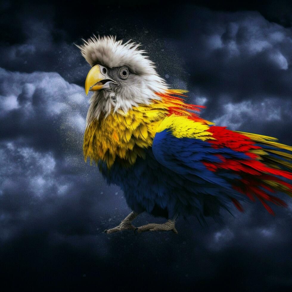 nacional pássaro do Colômbia Alto qualidade 4k ultra foto