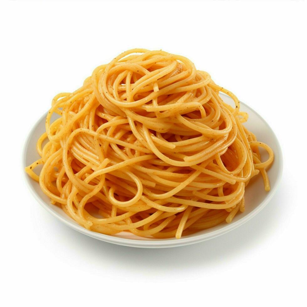 foto do espaguete com não fundo com branco