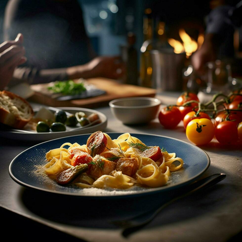 fotorrealista profissional Comida comercial fotografia foto