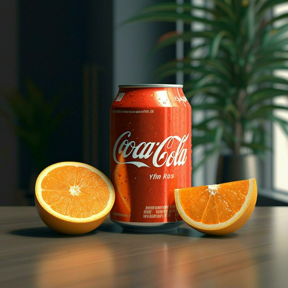 produtos tiros do Coca Cola laranja baunilha Alto q foto