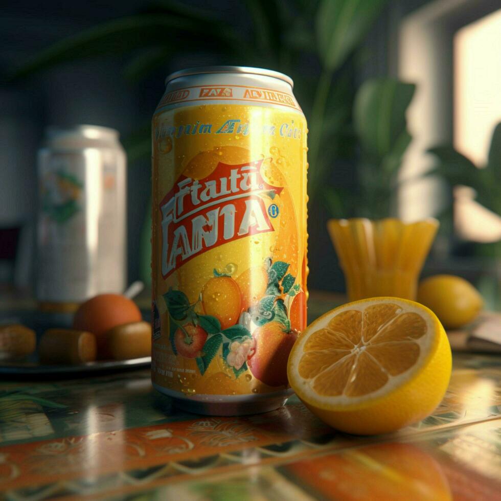 produtos tiros do fanta exótico Alto qualidade 4k ul foto