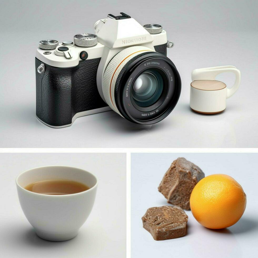 produtos tiros do fechar - acima branco minimalista costas foto