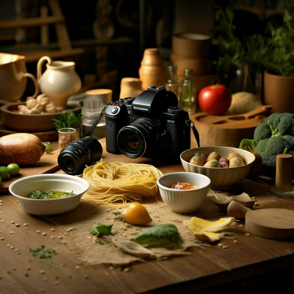 produtos tiros do fotorrealista profissional Comida foto