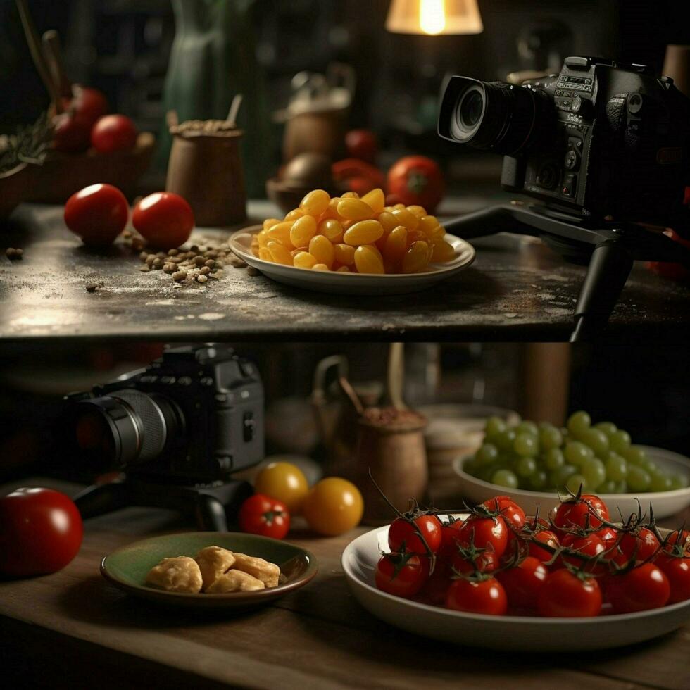 produtos tiros do fotorrealista profissional Comida foto