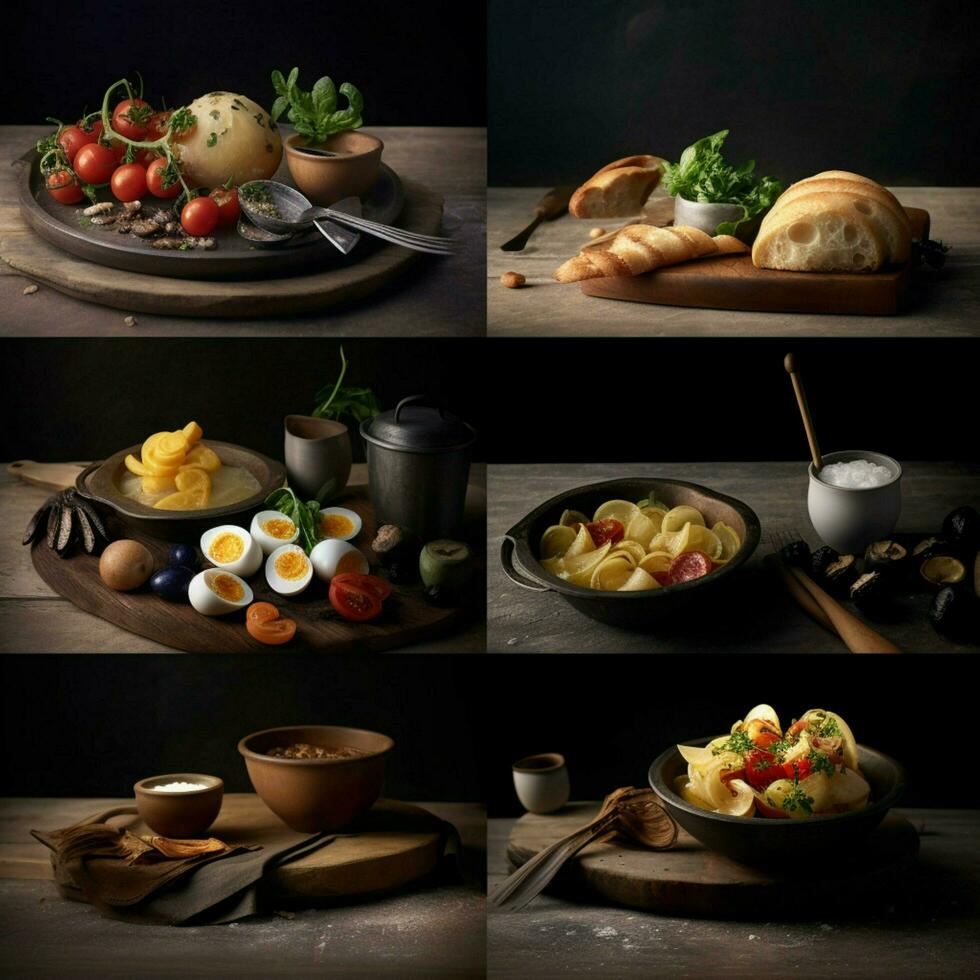 produtos tiros do fotorrealista profissional Comida foto