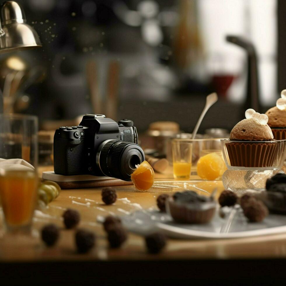 produtos tiros do fotorrealista profissional Comida foto