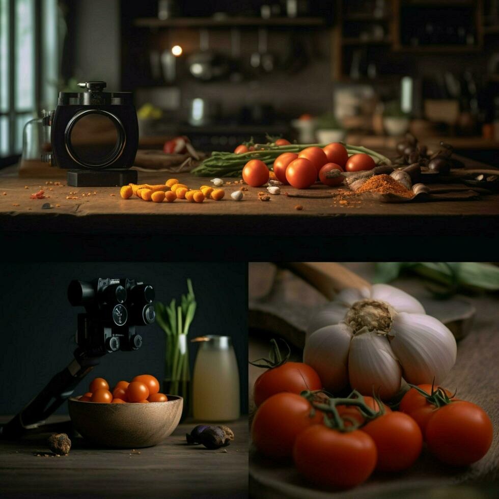 produtos tiros do fotorrealista profissional Comida foto