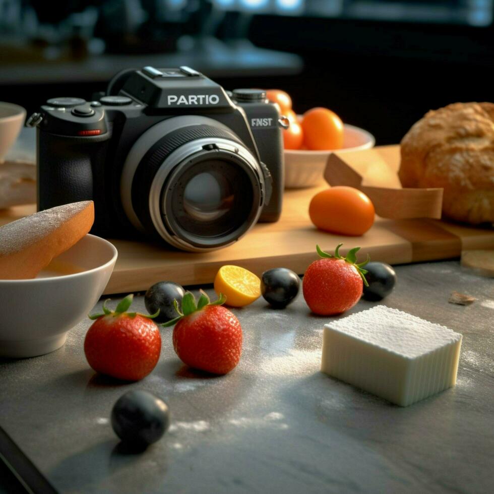 produtos tiros do fotorrealista profissional Comida foto