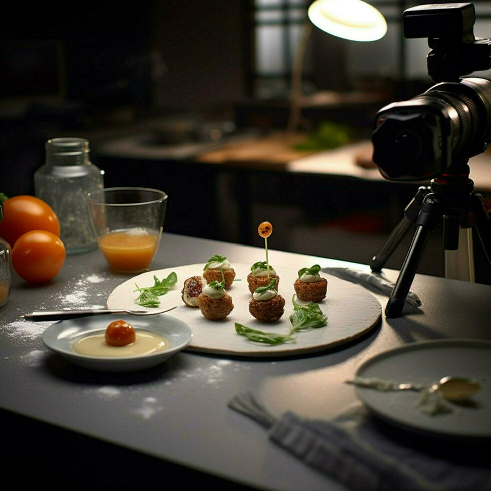 produtos tiros do fotorrealista profissional Comida foto