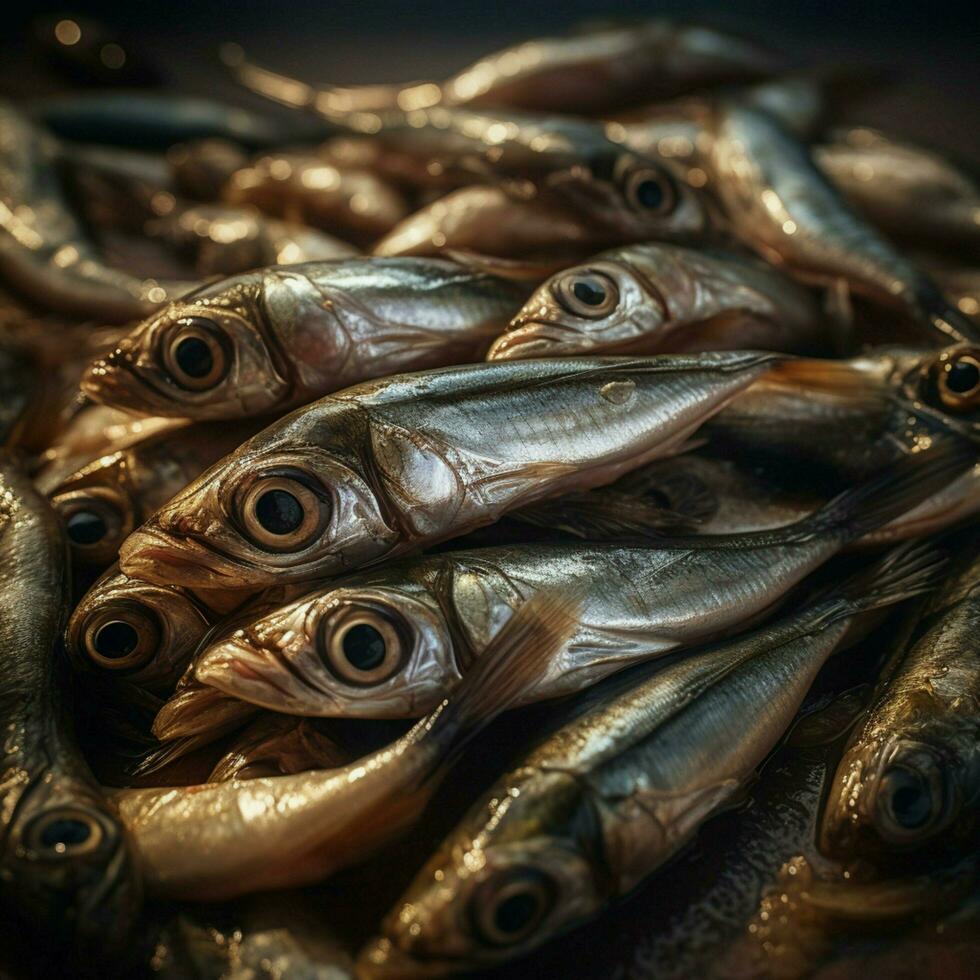 anchovas Alto qualidade 4k hdr foto