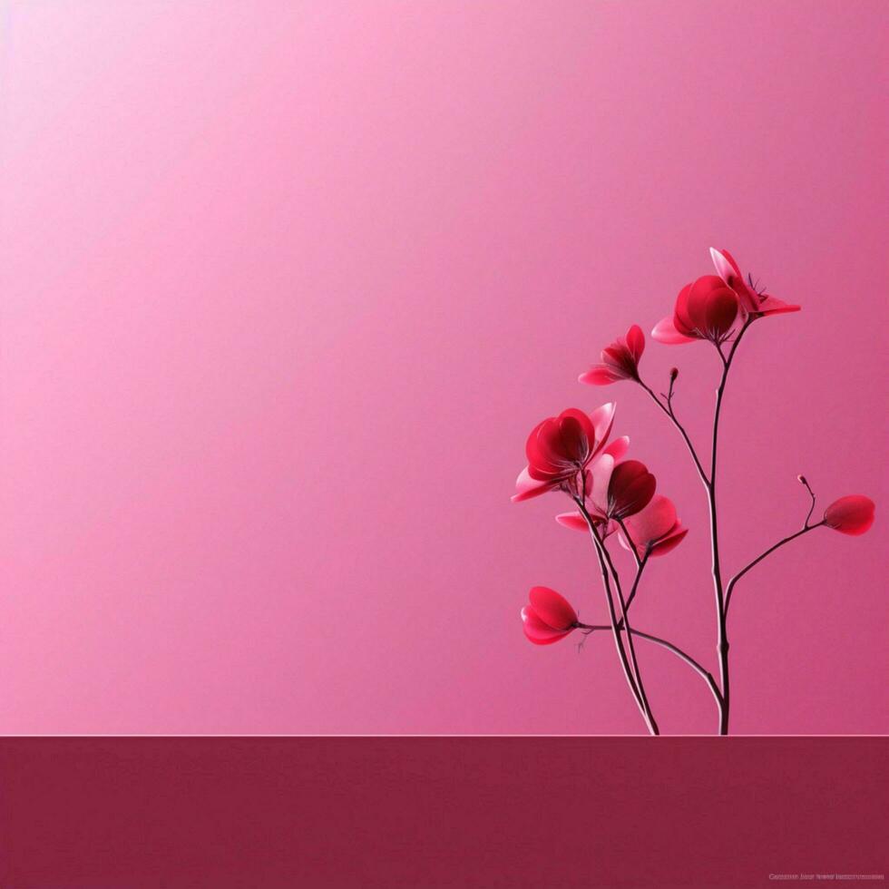 fushia minimalista papel de parede Alto qualidade 4k hdr foto