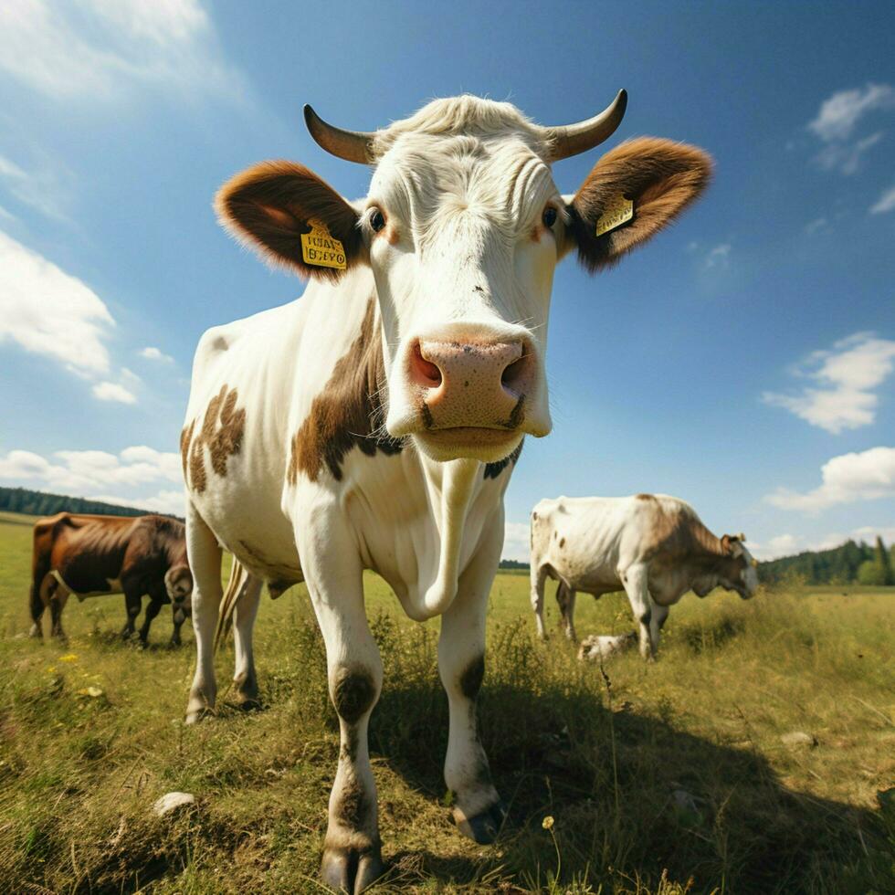 foto do vaca cheio tiro Alto qualidade hdr 16k ultra hd