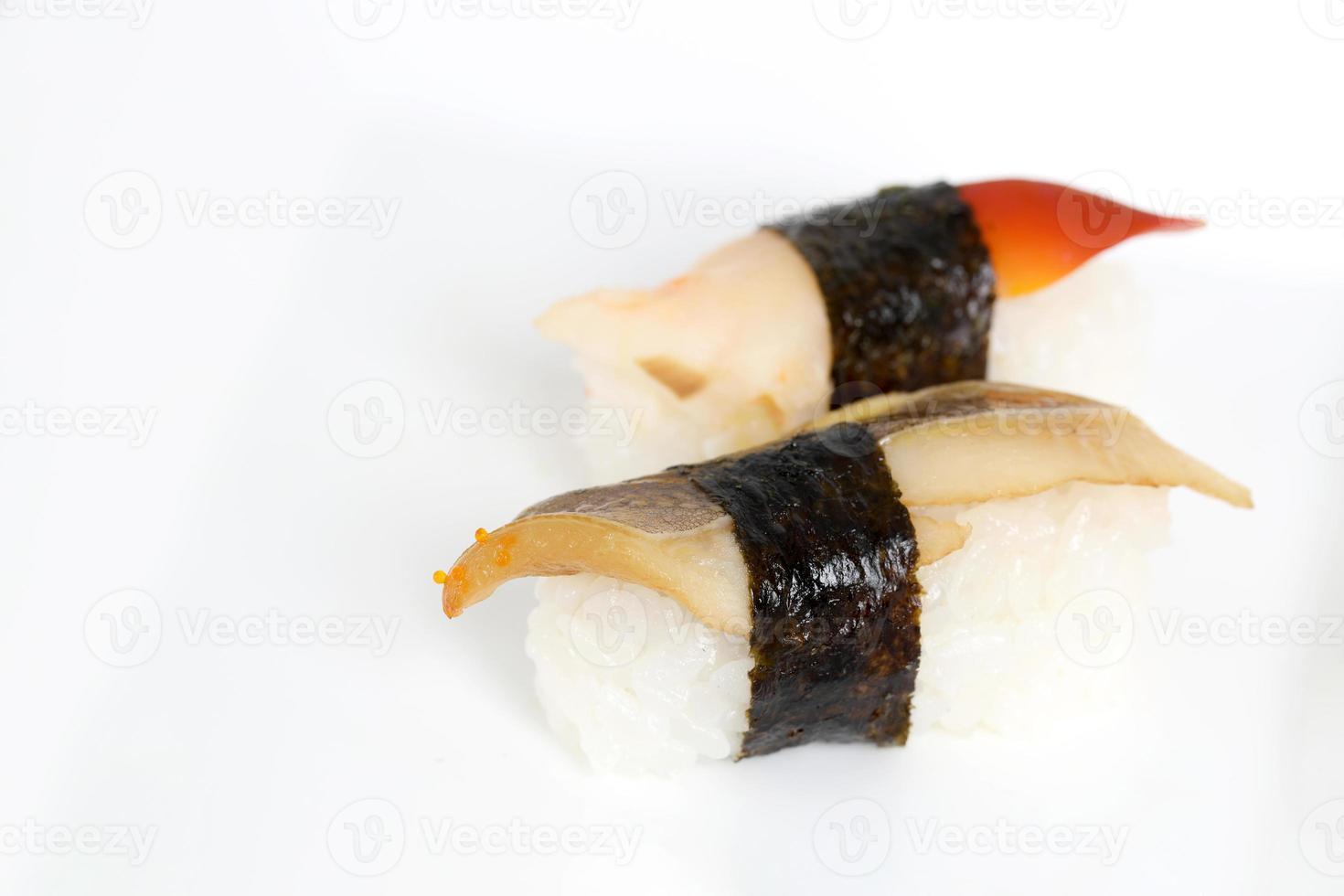 deliciosa comida japonesa foto