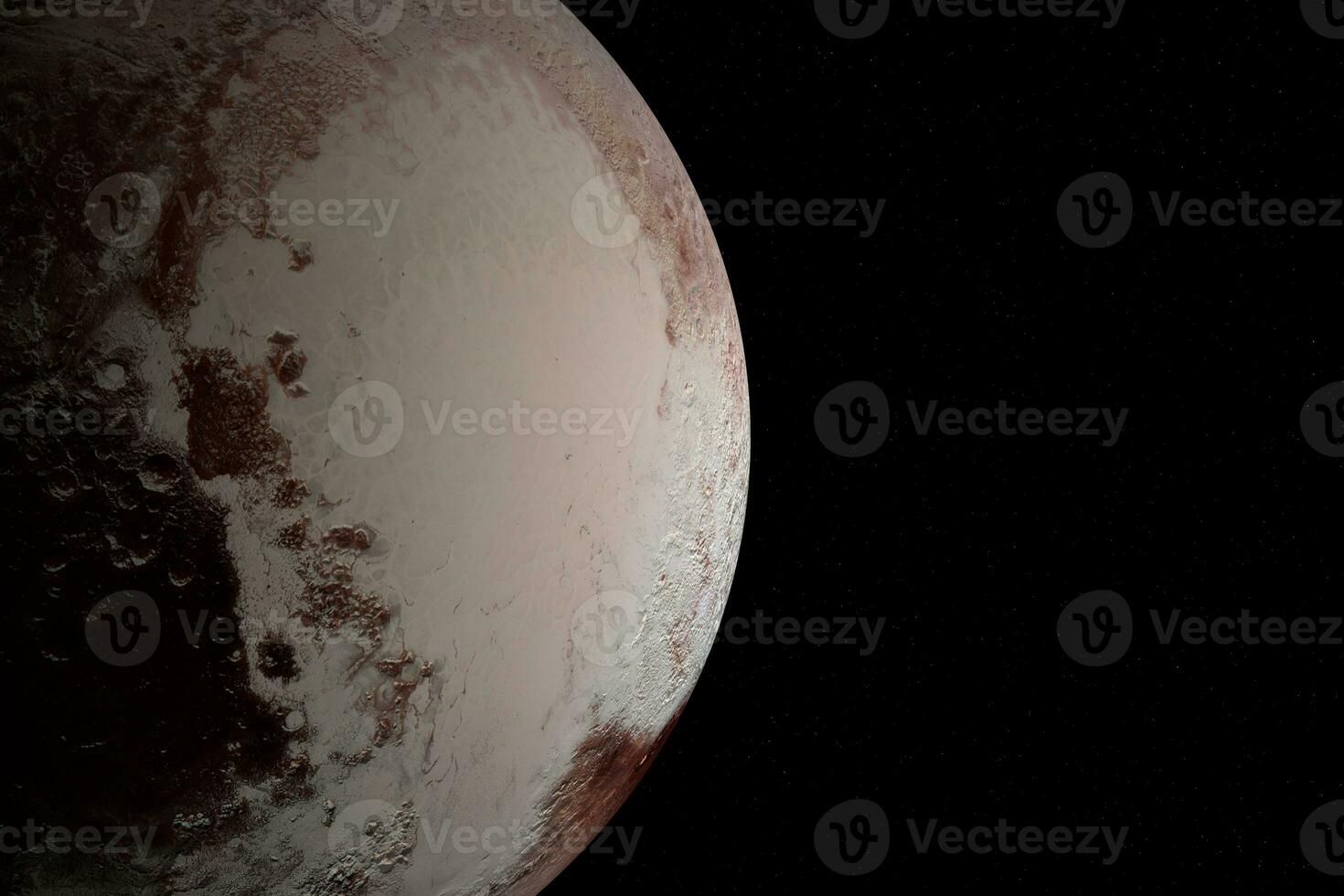 planeta anão plutão - sistema solar foto