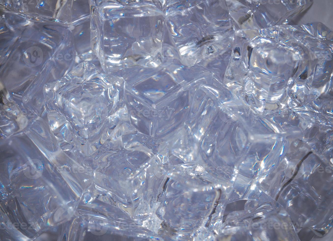 cubos de gelo, foto de close-up