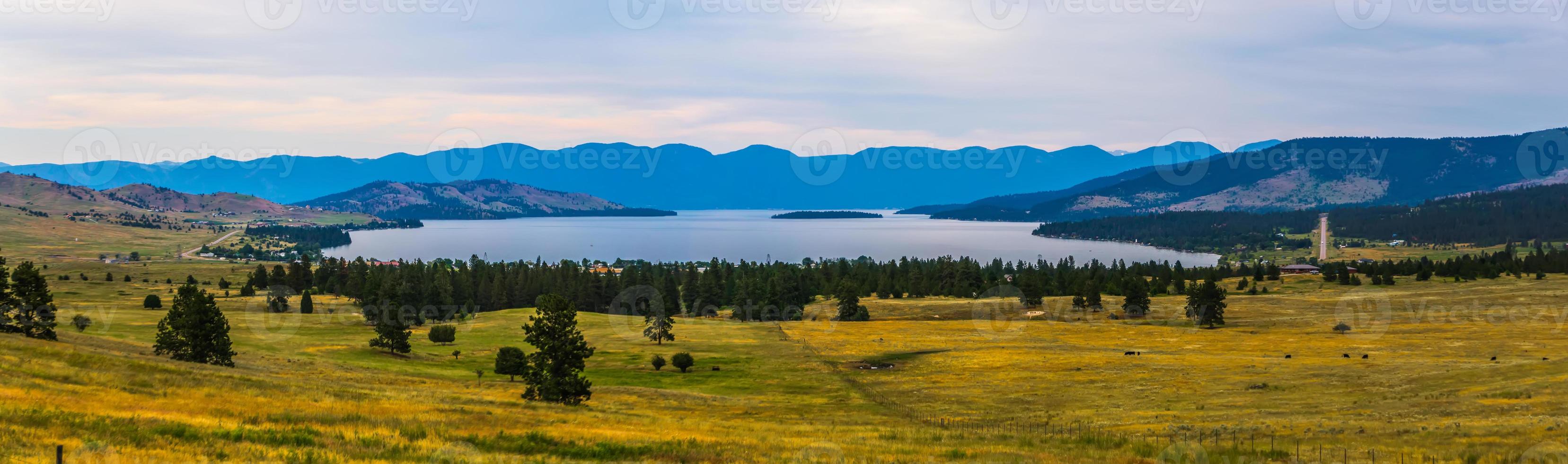 natureza e cenas ao redor da floresta nacional cabeça-chata montana foto