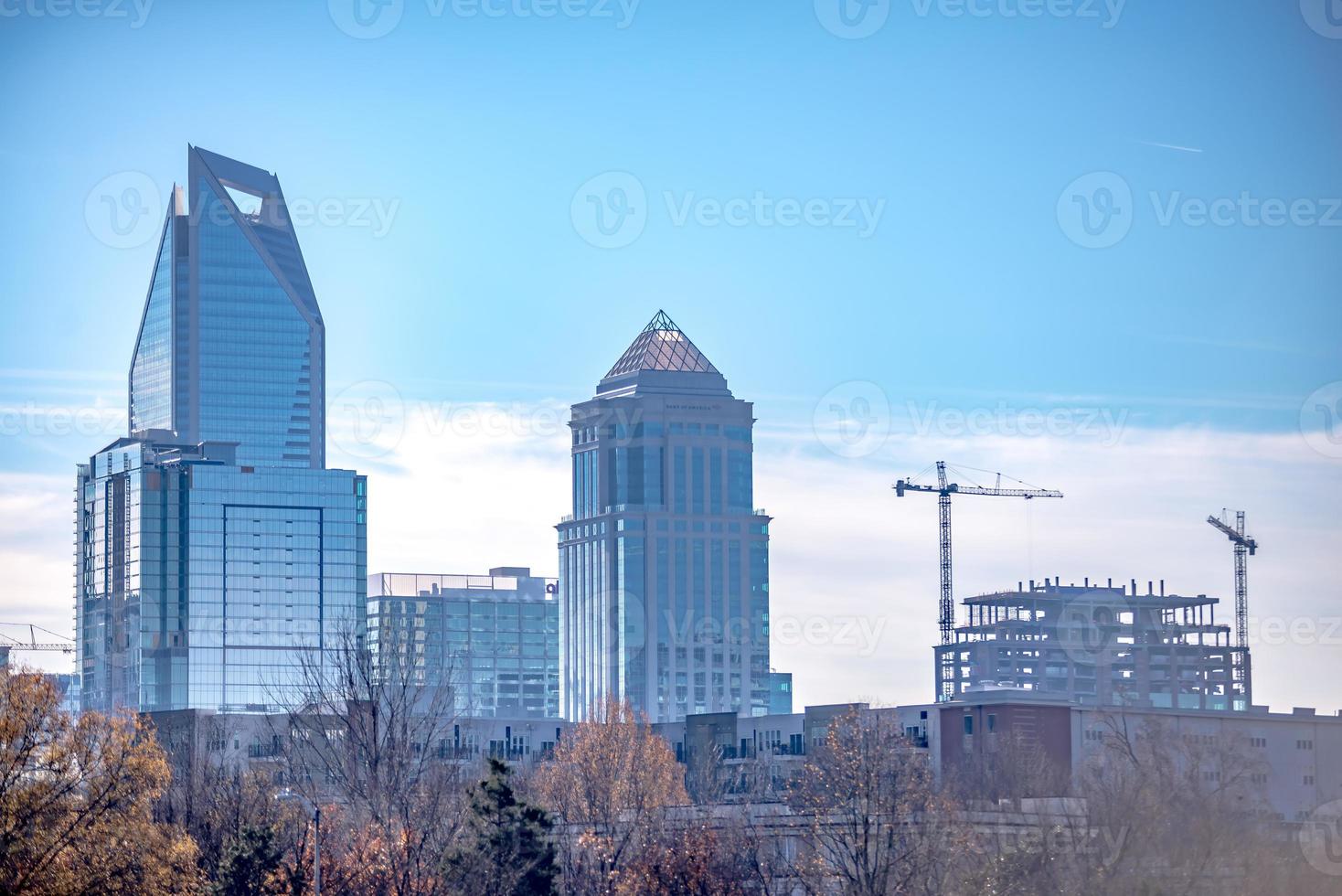 temporada de outono em charlotte north carolina foto