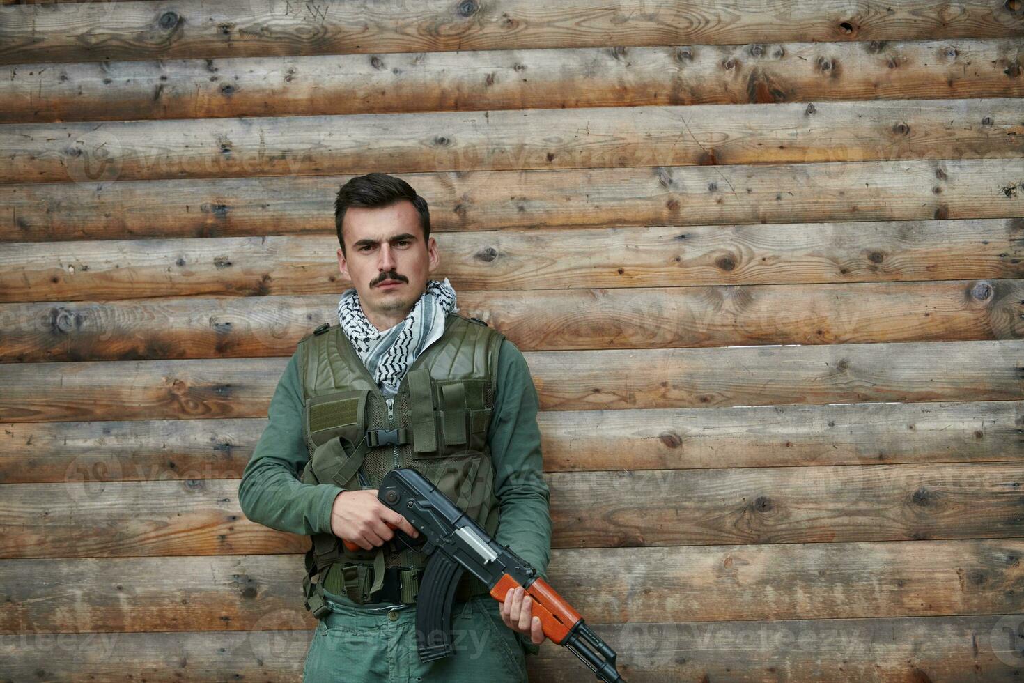 soldado dentro uma missão foto