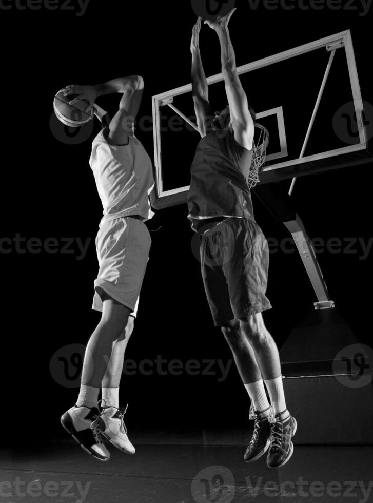 jogador de basquete em ação foto