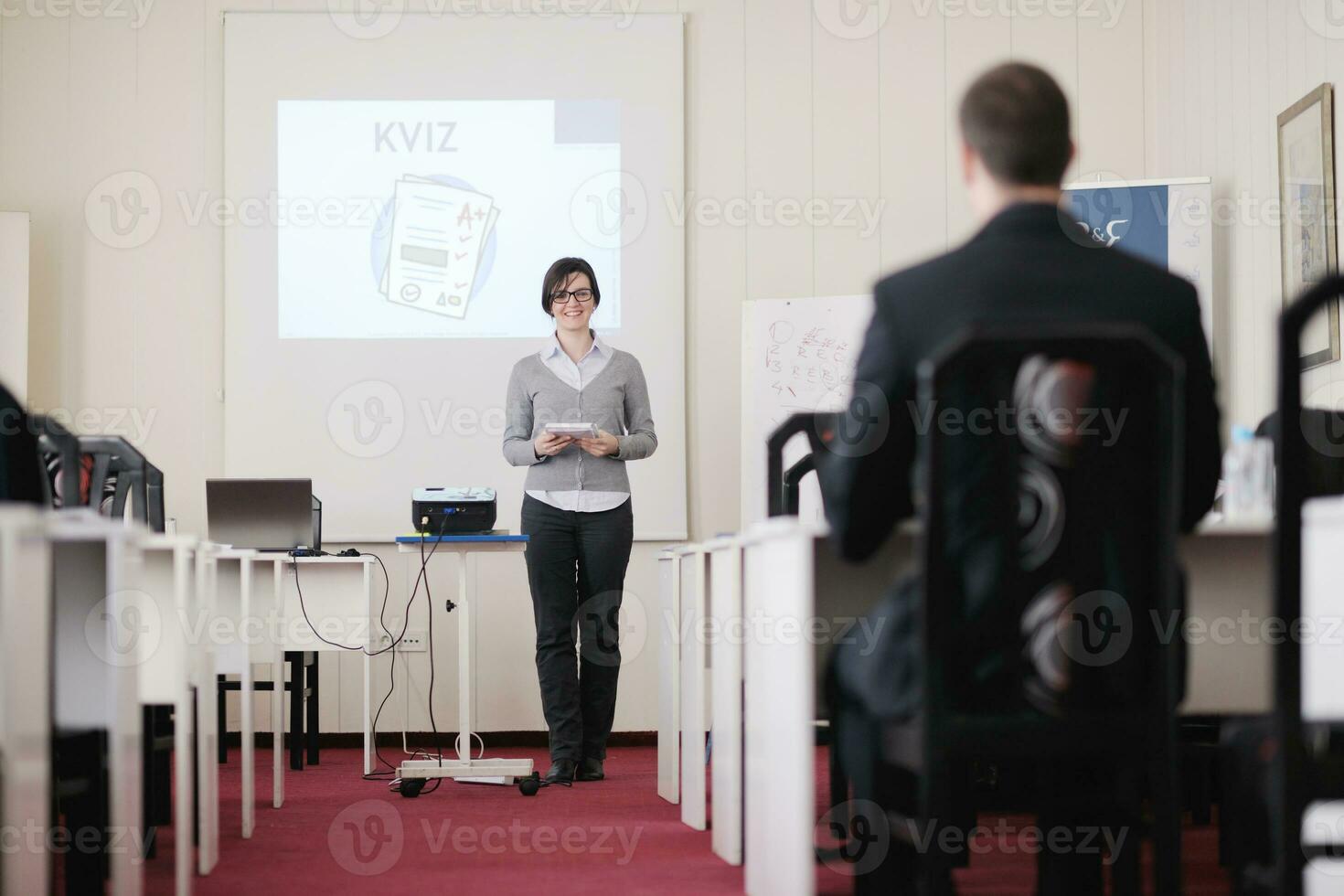 grupo de empresários no seminário foto