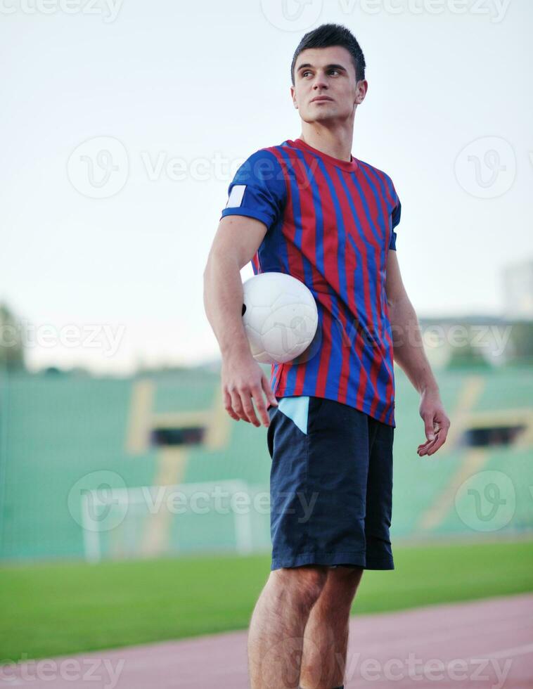 retrato de jogador de futebol foto