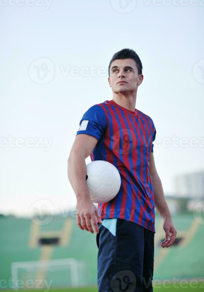 retrato de jogador de futebol foto