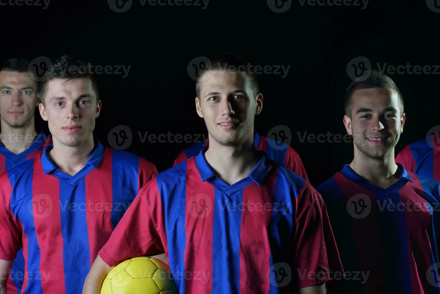 time de jogadores de futebol foto