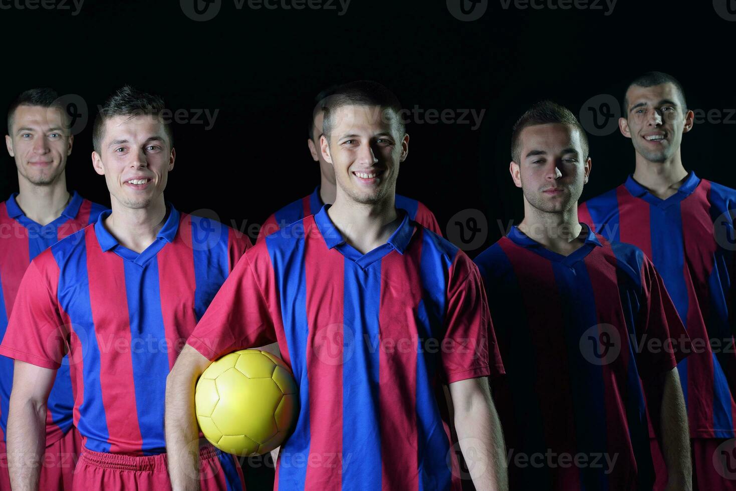 time de jogadores de futebol foto