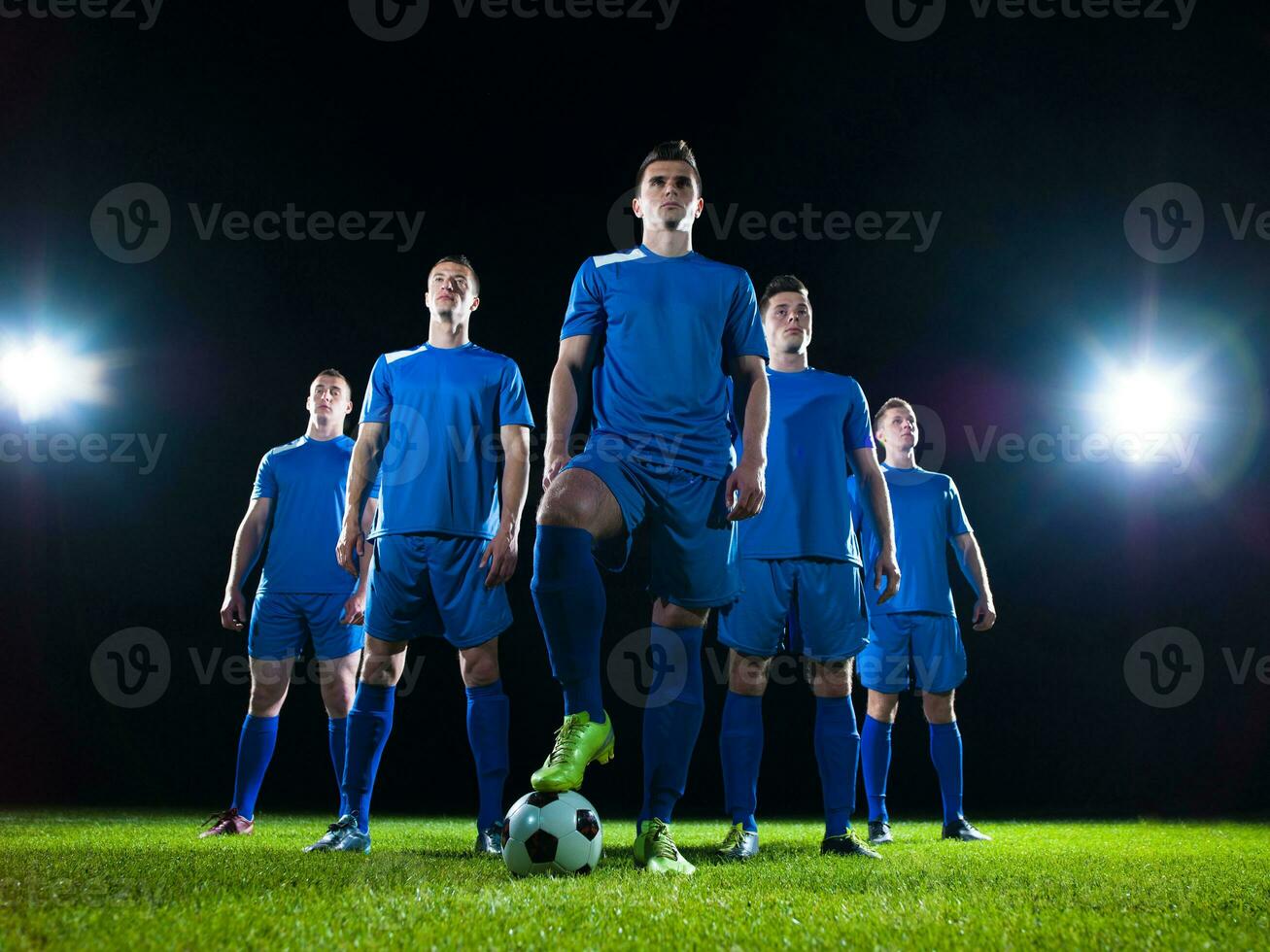 time de jogadores de futebol foto