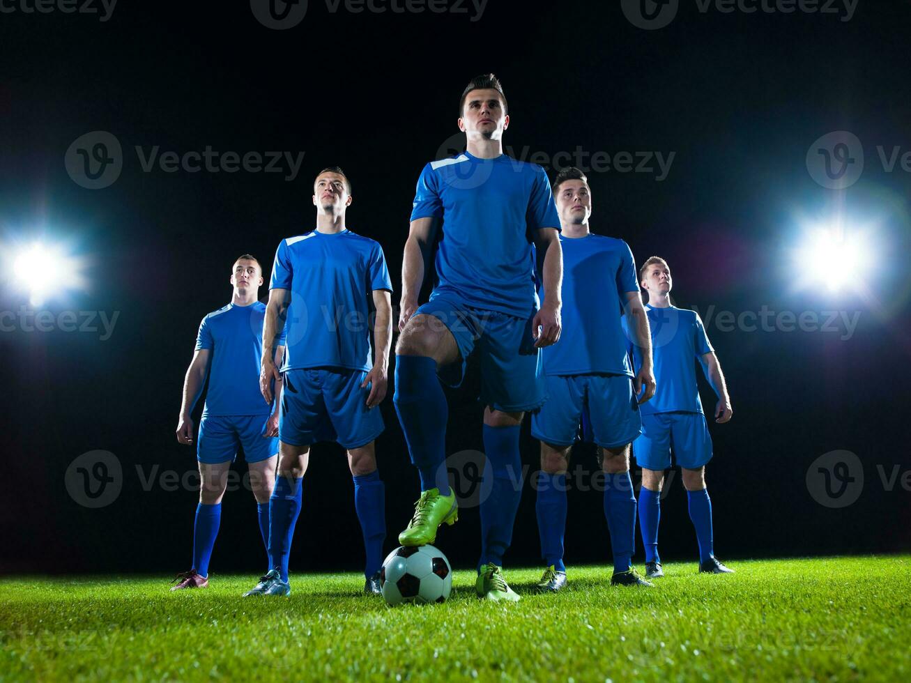 time de jogadores de futebol foto