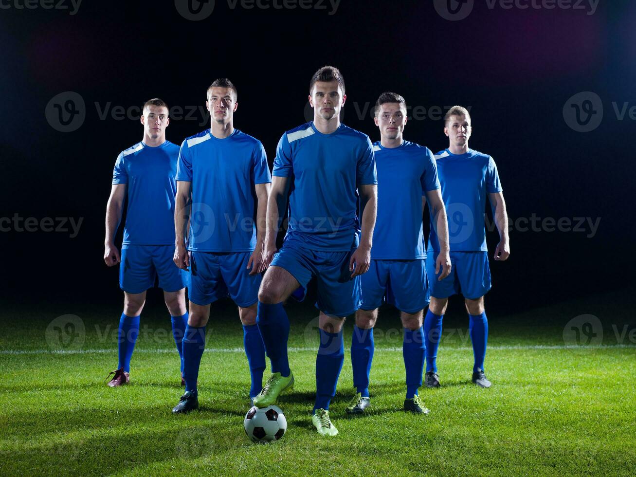 time de jogadores de futebol foto