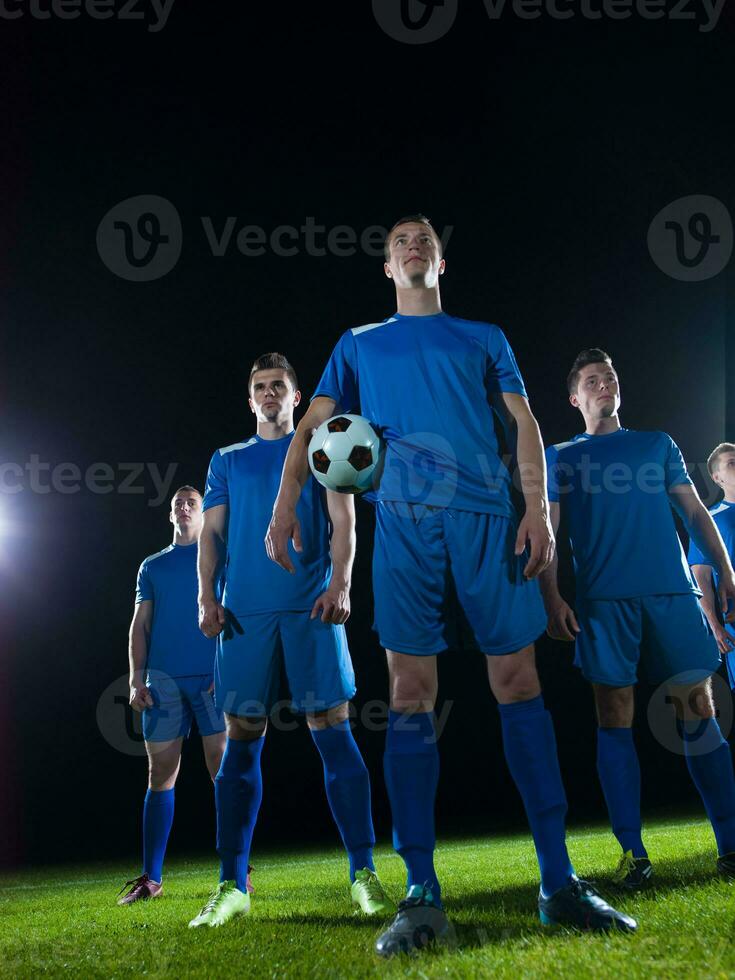 time de jogadores de futebol foto