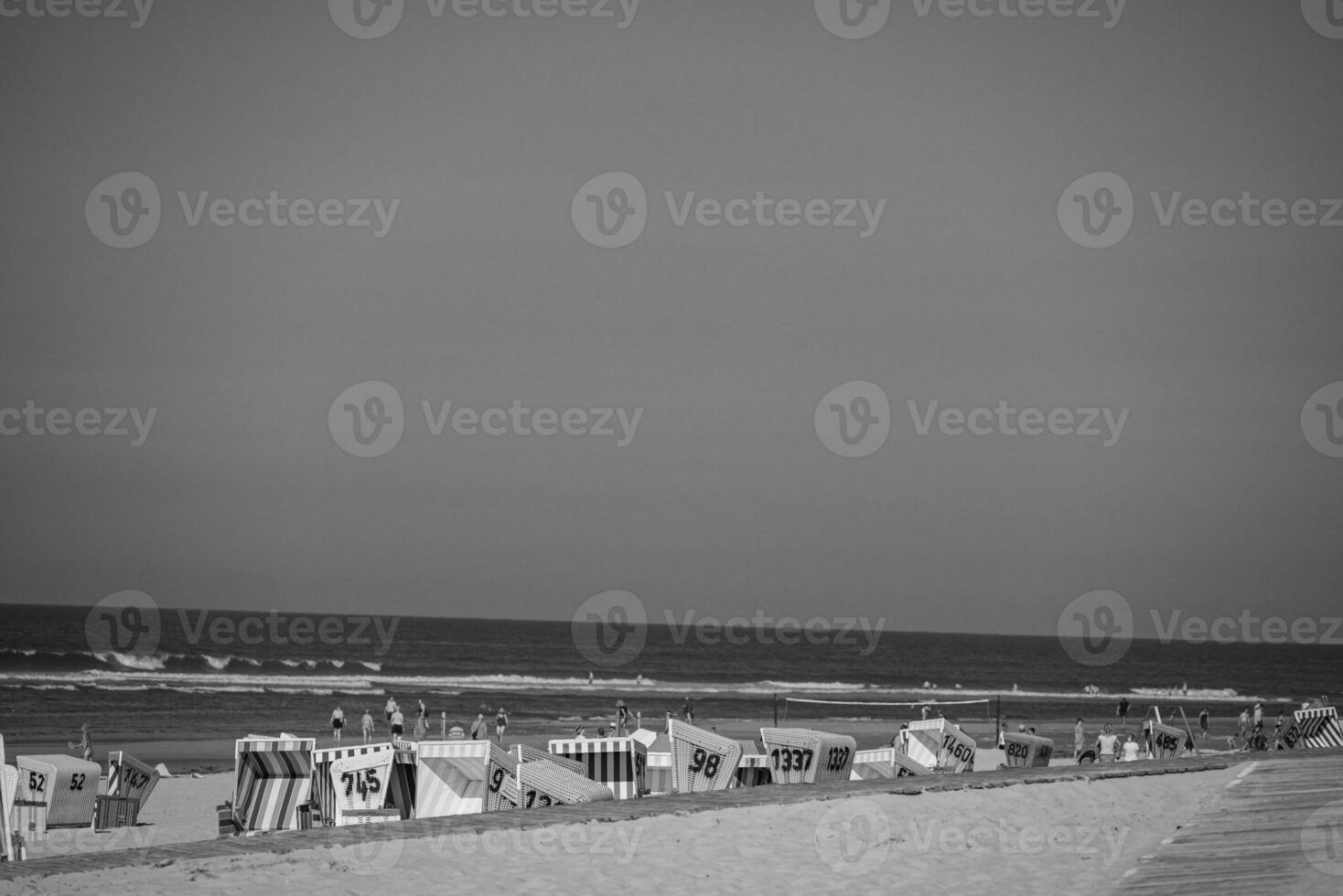 verão Tempo em langoog ilha foto