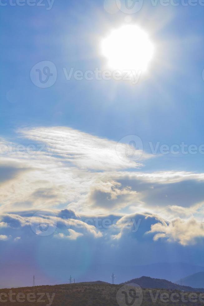 novi vinodolski na croácia em um dia ensolarado foto