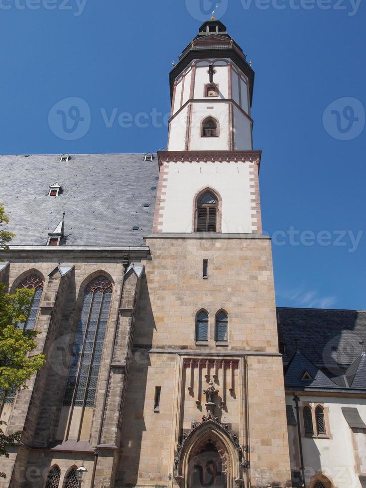 igreja thomaskirche em leipzig foto