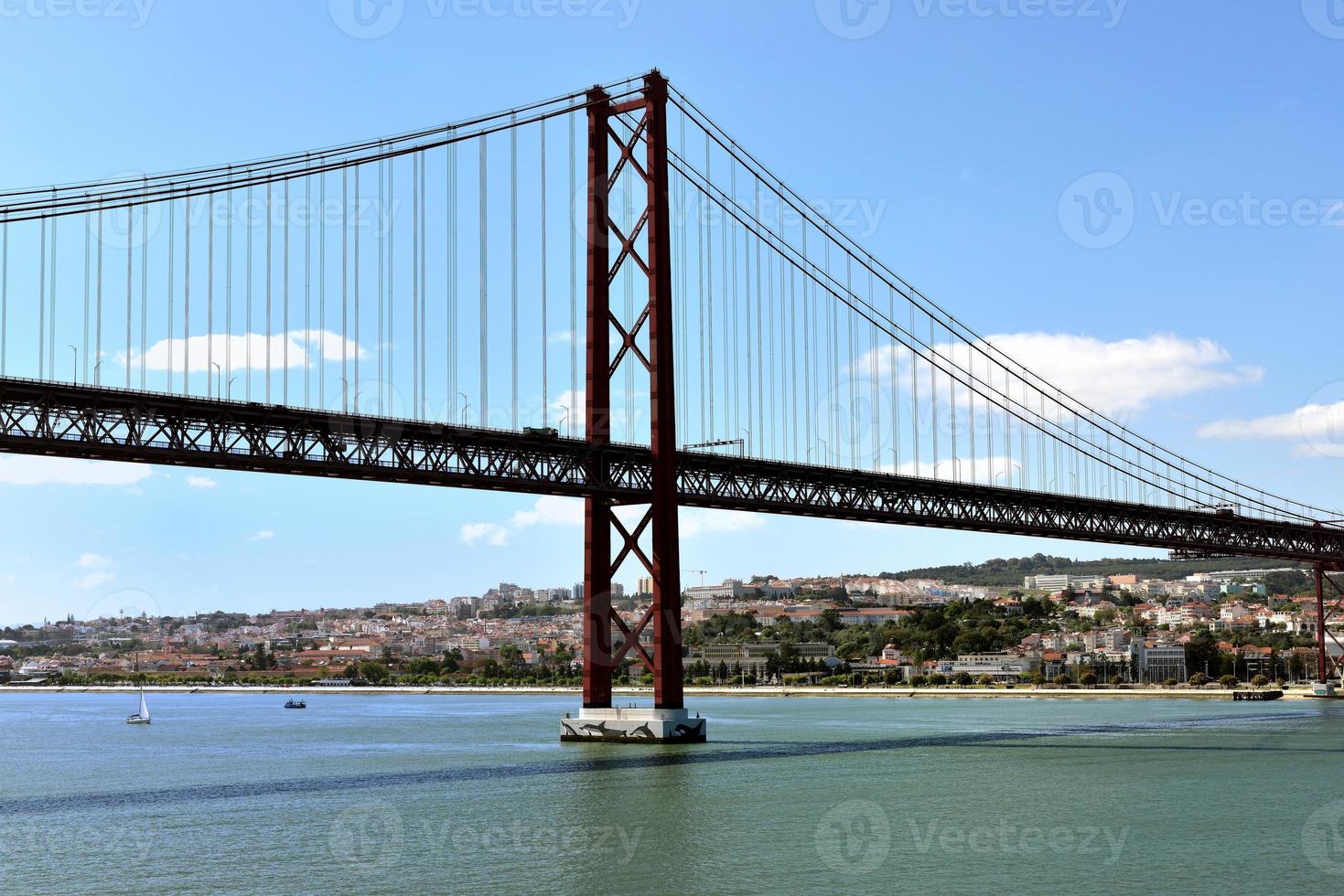 rio targus e ponte 25 de abril foto