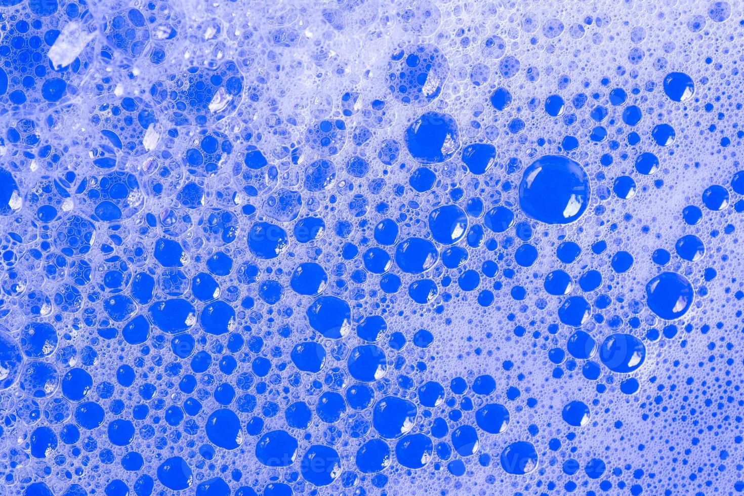 close-up do fundo da água da bolha, abstrato foto