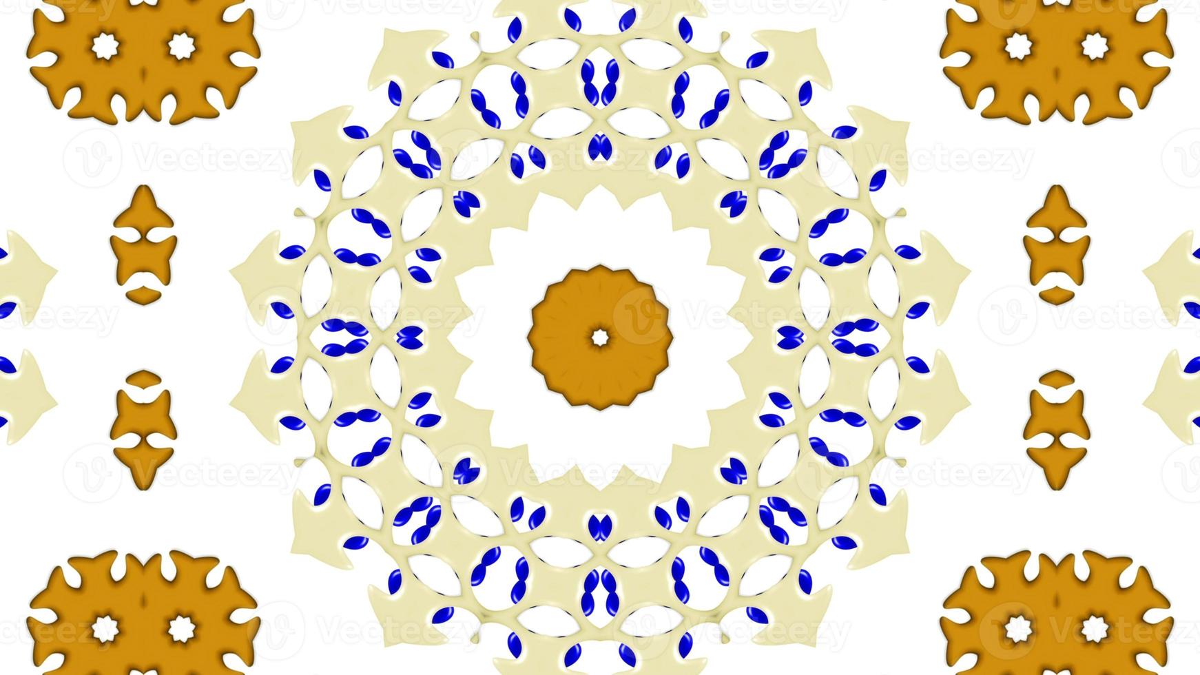caleidoscópio simétrico hipnótico colorido foto