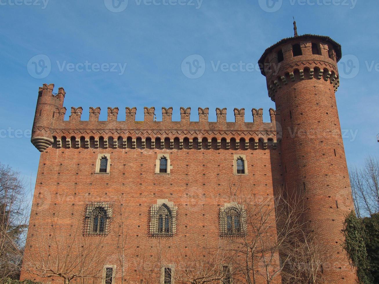 castelo medieval em turin foto