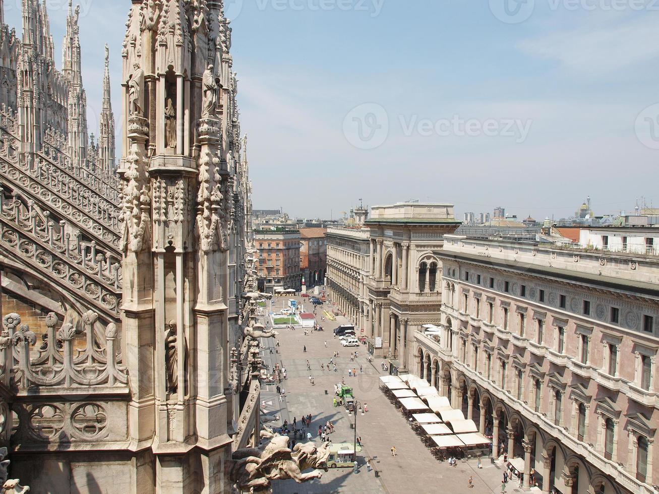 vista de milão foto