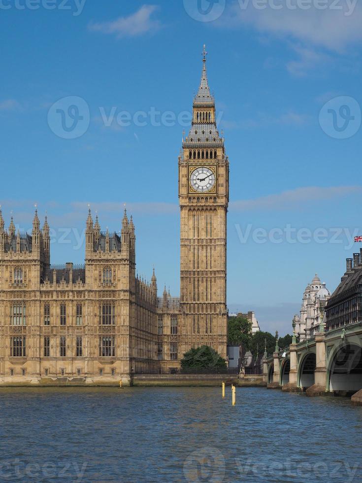 casas do parlamento em Londres foto