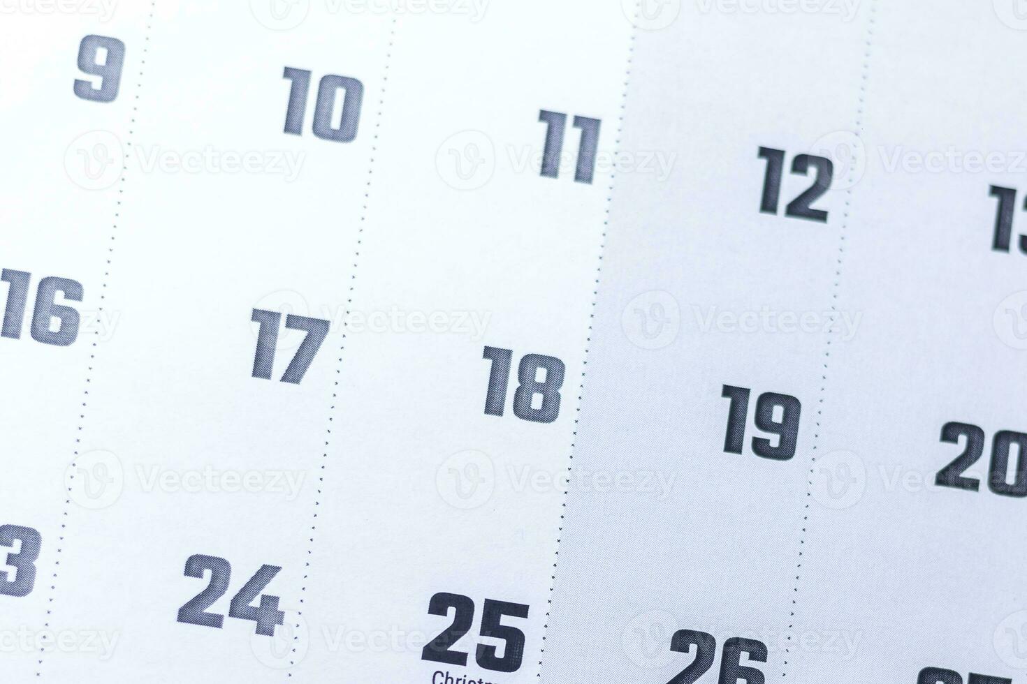 fechar-se tiro do por mês calendário dias foto