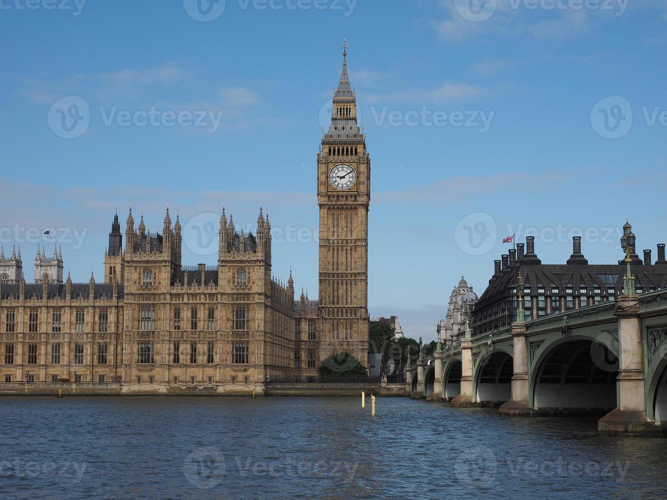 casas do parlamento em Londres foto