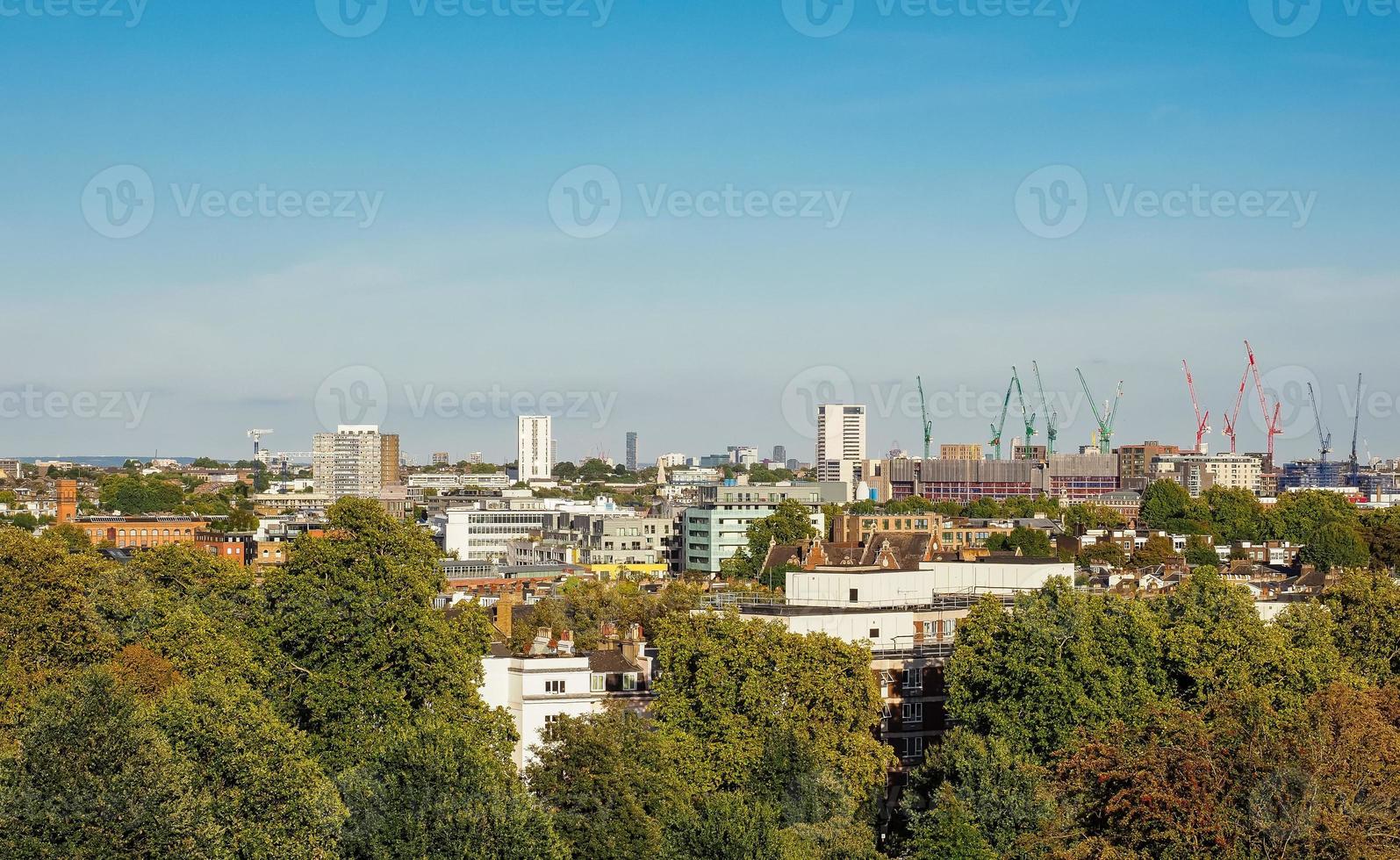 vista do horizonte de Londres foto