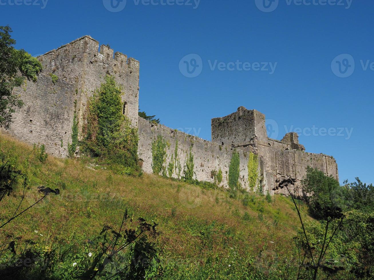 ruínas do castelo chepstow em chepstow foto