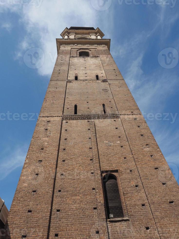 campanário da catedral de turin foto