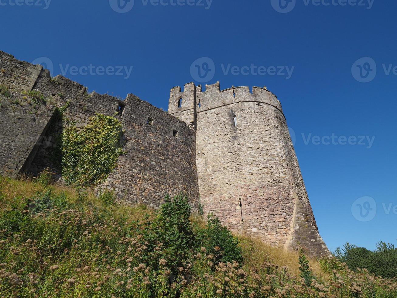 ruínas do castelo chepstow em chepstow foto